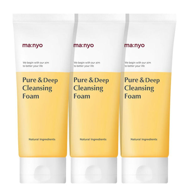 MANYO FACTORY Pure & Deep Cleansing Foam 100ml X 3ea