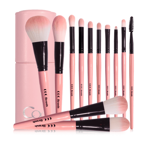 CORINGCO COTTON CANDY MAKE UP 12P BRUSH SET