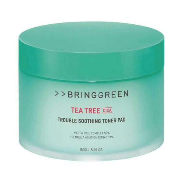 BRINGGREEN Tea Tree Cica Trouble Soothing Toner Pad 90P