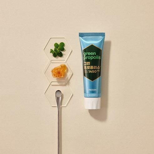 MEDIAN Green-Propolis Toothpaste Pure Mint 100g*3