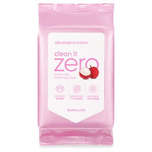 BANILA CO Clean It Zero Lychee Vita Cleansing Tissue 30 Sheets